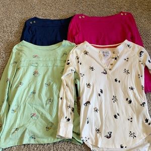 Girls long sleeve tops bundle